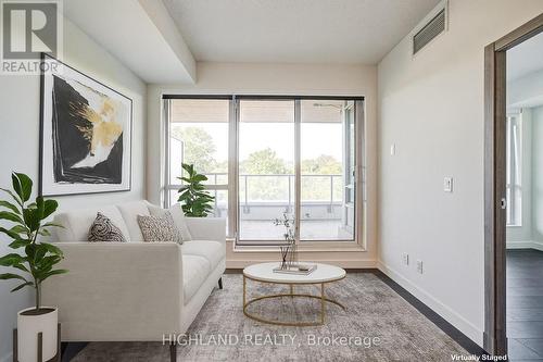 608 - 25 Mcmahon Drive, Toronto, ON - Indoor Photo Showing Living Room