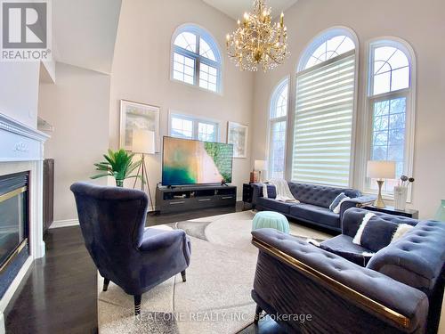 238 Nautical Boulevard, Oakville, ON - Indoor Photo Showing Living Room With Fireplace