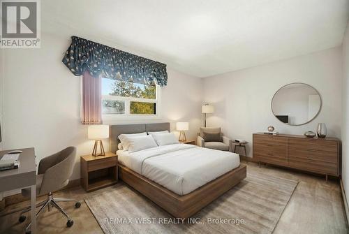 Virtually Staged Photograph - 6 Hillpark Trail, Brampton, ON - Indoor Photo Showing Bedroom