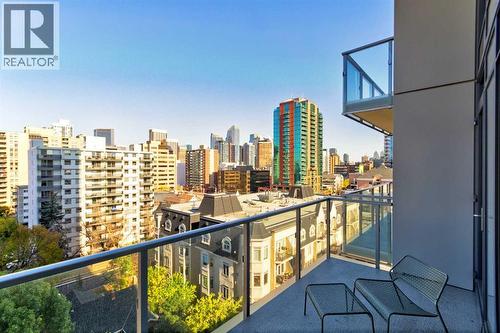 703, 930 16 Avenue Sw, Calgary, AB - Outdoor With Balcony With Exterior