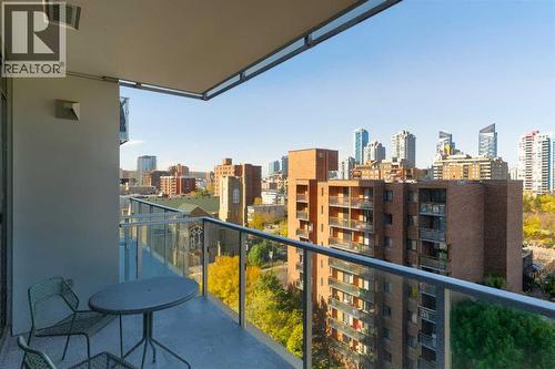703, 930 16 Avenue Sw, Calgary, AB - Outdoor With Balcony With View With Exterior