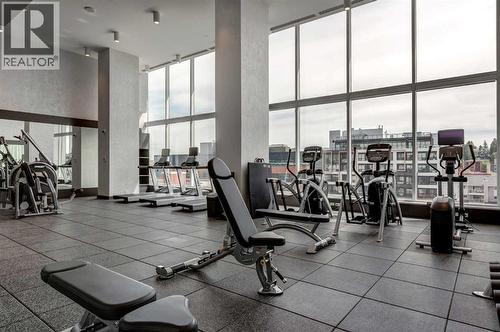 703, 930 16 Avenue Sw, Calgary, AB - Indoor Photo Showing Gym Room