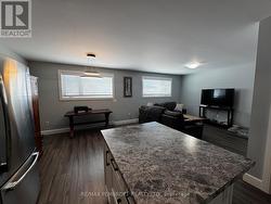 Lower level living space. - 