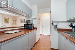 Kitchen cut out to dining/living areas - 