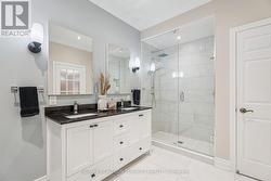 Frameless Glass Shower & Stand Alone Soaker Tub - 