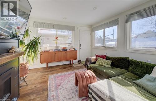 60 Alpine Avenue, Hamilton, ON - Indoor Photo Showing Living Room With Fireplace