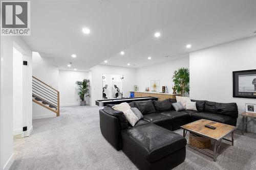 19 Monterra Way, Rural Rocky View County, AB - Indoor Photo Showing Living Room
