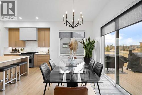 19 Monterra Way, Rural Rocky View County, AB - Indoor Photo Showing Dining Room