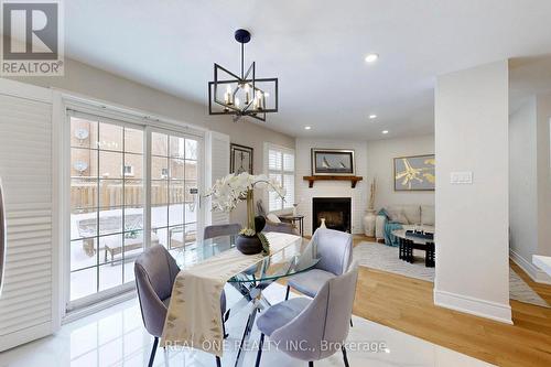 10 Squire Drive, Richmond Hill, ON - Indoor Photo Showing Dining Room With Fireplace