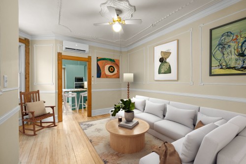 Salon - 4885 Av. Henri-Julien, Montréal (Le Plateau-Mont-Royal), QC - Indoor Photo Showing Living Room