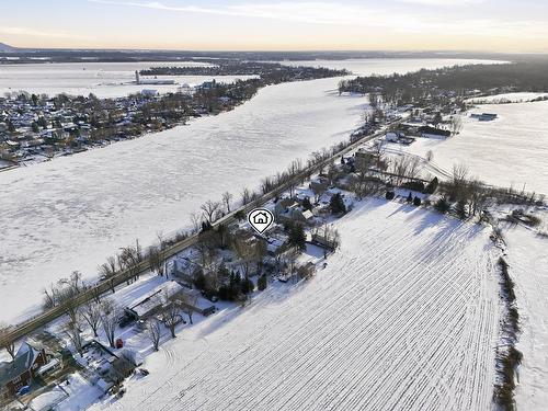 Photo aérienne - 309 Ch. Du Richelieu, Saint-Basile-Le-Grand, QC - Outdoor With Body Of Water With View