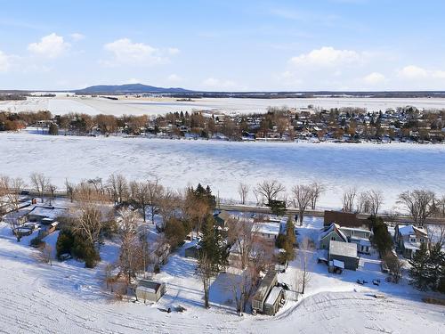 Photo aérienne - 309 Ch. Du Richelieu, Saint-Basile-Le-Grand, QC - Outdoor With Body Of Water With View