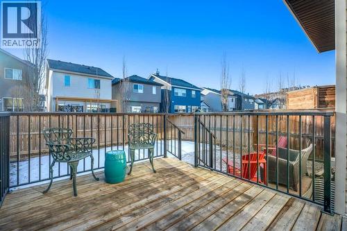 308 Chaparral Valley Way Se, Calgary, AB - Outdoor With Deck Patio Veranda With Exterior