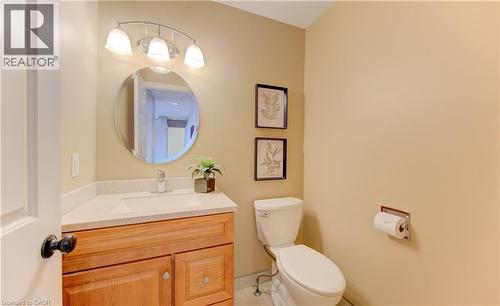 Main floor powder room - 593 Guildwood Place, Waterloo, ON - Indoor Photo Showing Bathroom