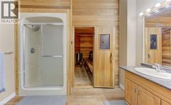 Full bath in lower level with 6 person SAUNA! - 