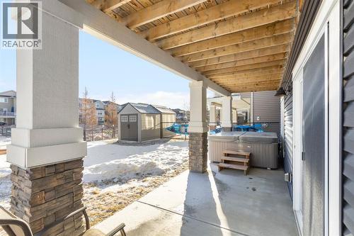 86 Bayview Circle Sw, Airdrie, AB - Outdoor With Deck Patio Veranda With Exterior
