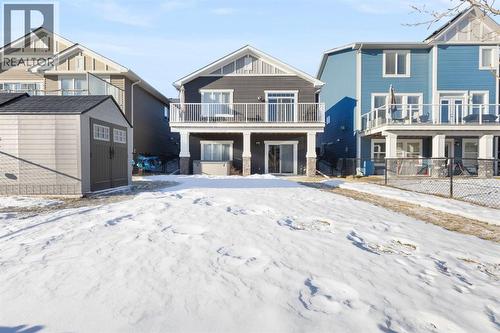 86 Bayview Circle Sw, Airdrie, AB - Outdoor With Deck Patio Veranda