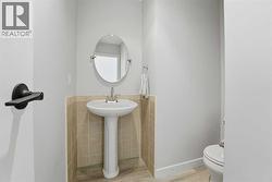 Main level 2 piece bathroom - 