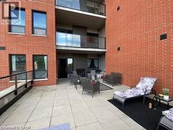 View of patio featuring outdoor lounge area - 
