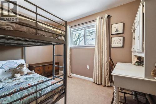 Bedroom with light carpet and baseboards - 359 Pepper Drive, Burlington, ON - Indoor Photo Showing Bedroom