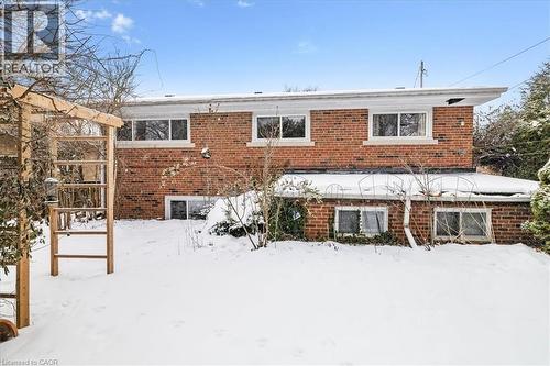 Snow covered house with brick siding - 359 Pepper Drive, Burlington, ON - Outdoor