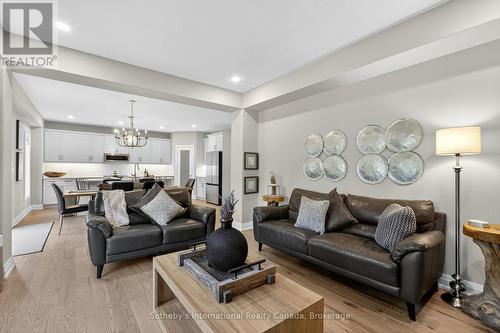 Living area open to dining & kitchen - 150 Plewes Drive, Collingwood, ON - Indoor Photo Showing Living Room