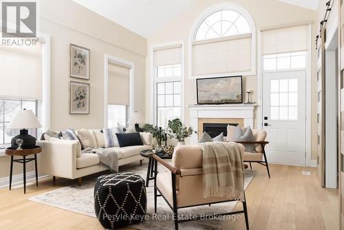 2 Leeds Court, Bracebridge (Monck (Bracebridge)), ON - Indoor Photo Showing Living Room With Fireplace