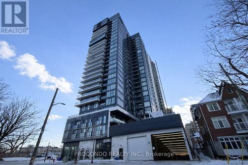 509 - 370 Martha Street, Burlington, ON - Outdoor With Balcony With Facade