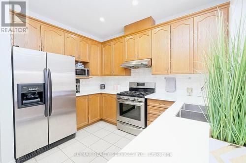 49 Crystalview Crescent, Brampton, ON - Indoor Photo Showing Kitchen With Stainless Steel Kitchen With Double Sink