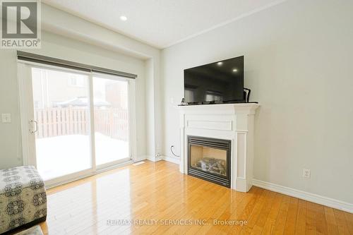 49 Crystalview Crescent, Brampton, ON - Indoor Photo Showing Living Room With Fireplace
