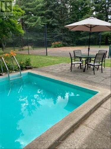 687 New Dundee Road, Kitchener, ON - Outdoor With In Ground Pool With Backyard