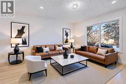 Virtually Staged- Living Room - 