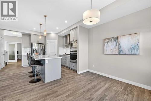 77 Belvedere Drive Se, Calgary, AB - Indoor Photo Showing Kitchen With Upgraded Kitchen