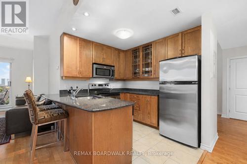 1004 - 314 Central Park Drive, Ottawa, ON - Indoor Photo Showing Kitchen With Double Sink