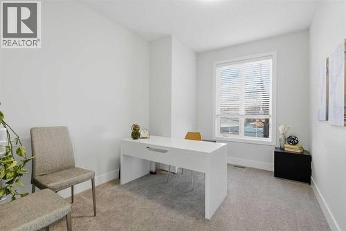67 Aspen Vista Way Sw, Calgary, AB - Indoor Photo Showing Office