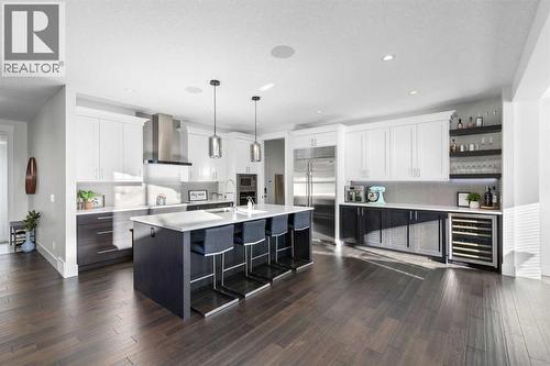 67 Aspen Vista Way Sw, Calgary, AB - Indoor Photo Showing Kitchen With Upgraded Kitchen