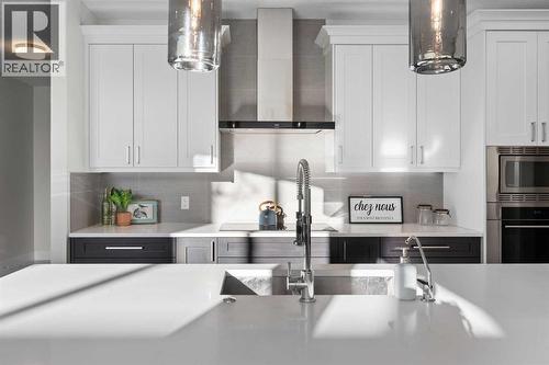 67 Aspen Vista Way Sw, Calgary, AB - Indoor Photo Showing Kitchen With Upgraded Kitchen