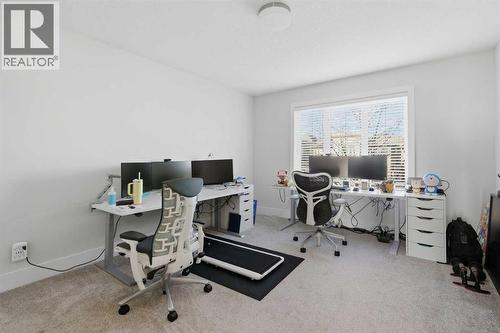 67 Aspen Vista Way Sw, Calgary, AB - Indoor Photo Showing Office