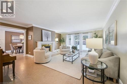 259 Old Post Road, Waterloo, ON - Indoor Photo Showing Living Room With Fireplace