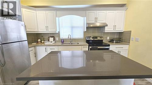 285 Borden Avenue S, Kitchener, ON - Indoor Photo Showing Kitchen With Double Sink