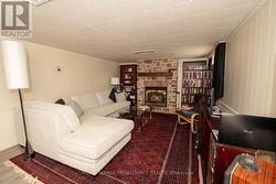 Rec Room w gas fireplace - 