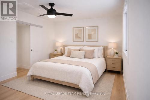 Primary. This photo has been virtually staged. - 405 Barnes Street, North Grenville, ON - Indoor Photo Showing Bedroom