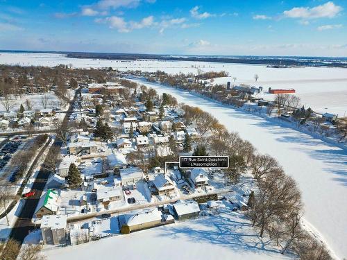 Photo aérienne - 117 Rue St-Joachim, L'Assomption, QC - Outdoor With Body Of Water With View