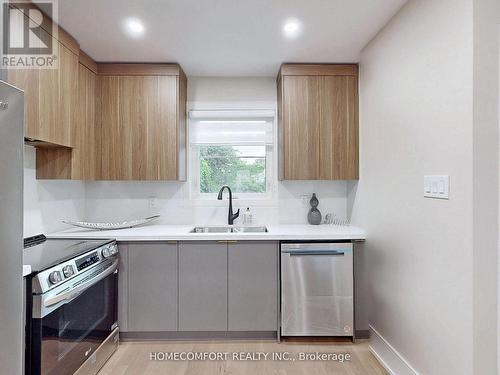 270 Brighton Avenue, Toronto, ON - Indoor Photo Showing Kitchen With Double Sink