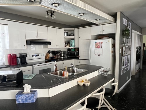 Cuisine - 914 3E Rue, Chibougamau, QC - Indoor Photo Showing Kitchen With Double Sink