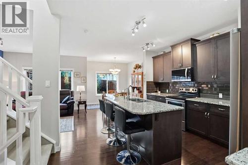 160 Sage Valley Circle Nw, Calgary, AB - Indoor Photo Showing Kitchen With Double Sink