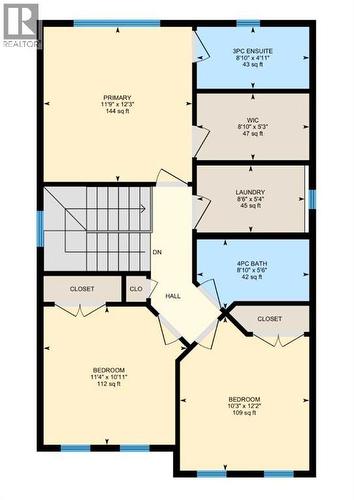 Upper Floorplan - 160 Sage Valley Circle Nw, Calgary, AB - Other