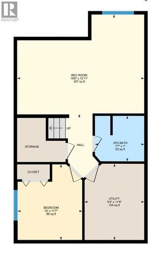 Basement Floorplan - 160 Sage Valley Circle Nw, Calgary, AB - Other
