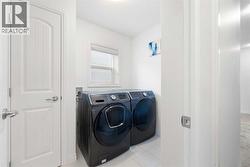 The upper-level laundry room.. - 