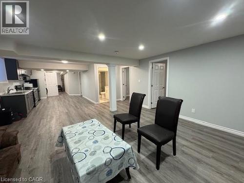 Living area featuring light wood-type flooring and recessed lighting - 509 St Moritz Avenue Unit# Lower, Waterloo, ON - Indoor